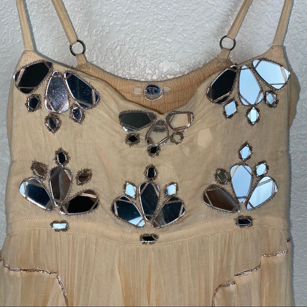 Free People ONE Mirrored Beaded Fairy Party Dress - Picture 10 of 16